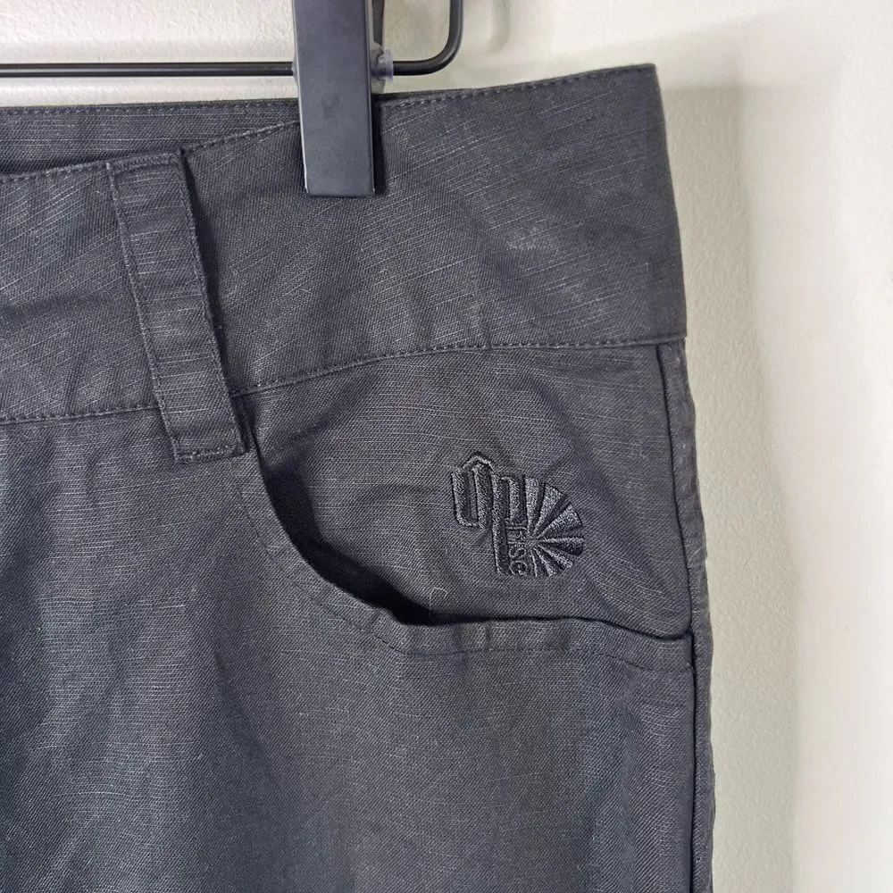 Hemp Organic Cotton Black Chino Work Pants size 34 Vegan